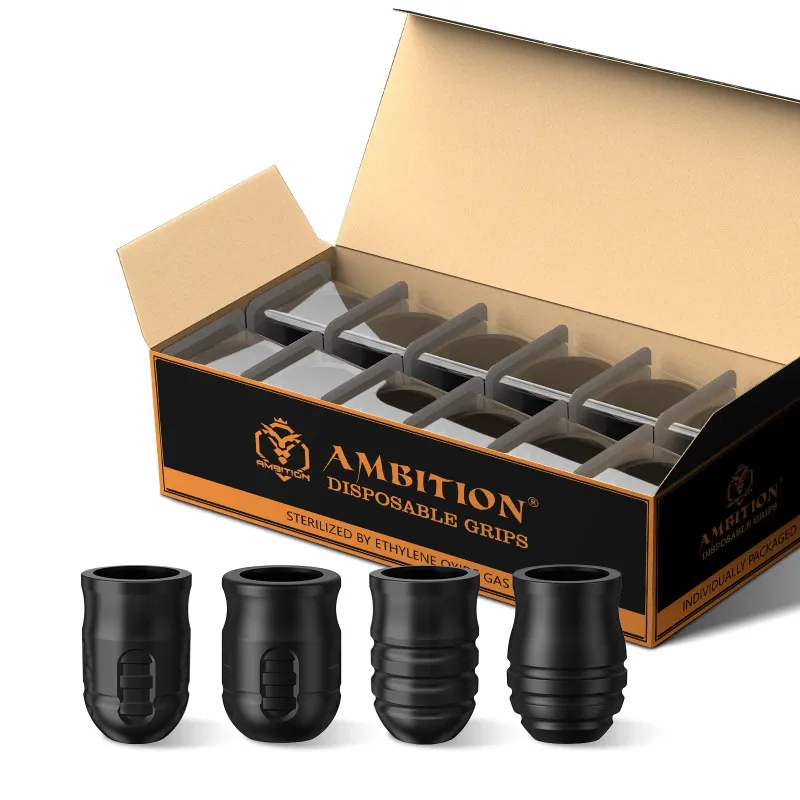 Ambition Tattoo Mars-U P1 Disposable Tattoo Grips 12-piece set with textured grip surface
