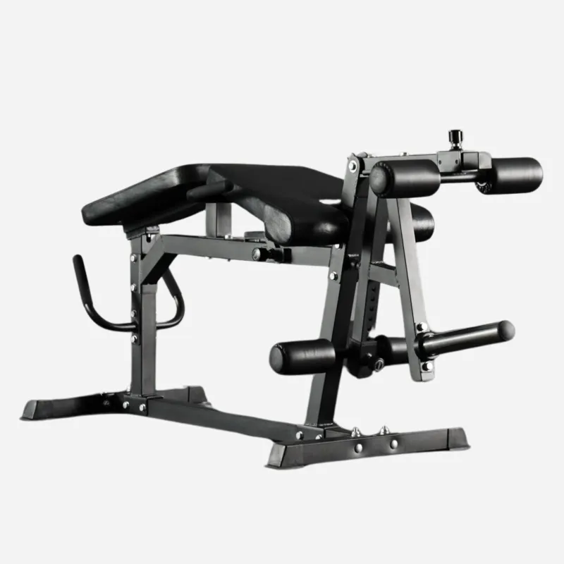 GMWD Fitness Leg Extension and Prone Leg Curl Machine LC00 with adjustable pads and plate holder