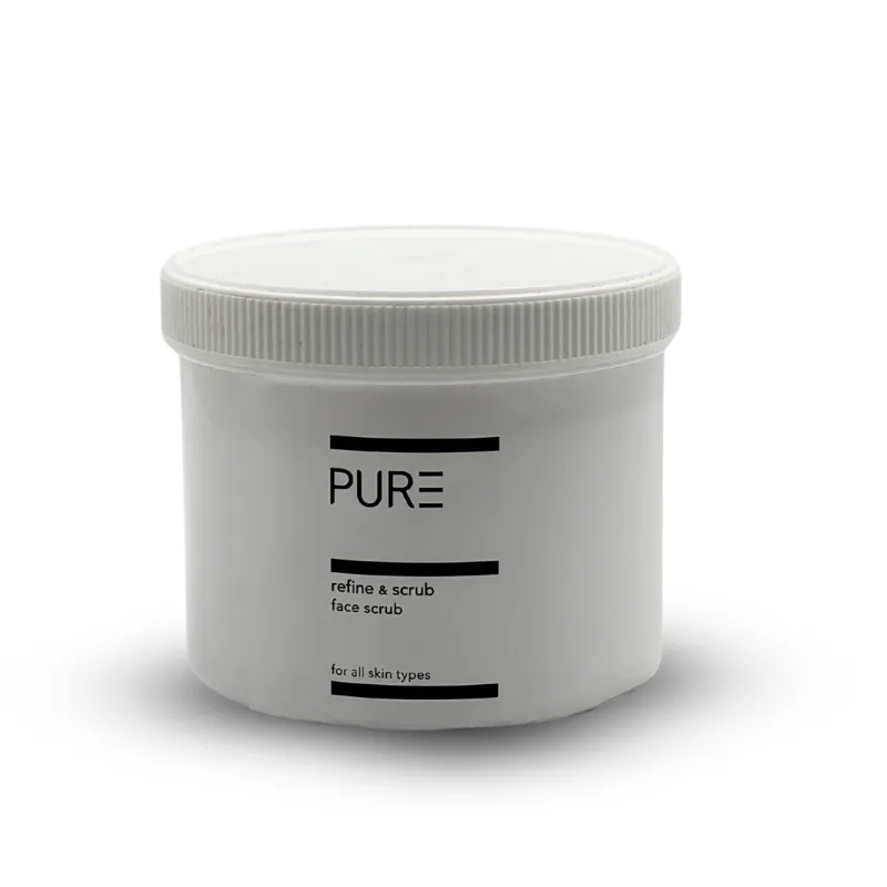 PURE Spa Skincare Refine & Scrub Face Scrub Professional large container