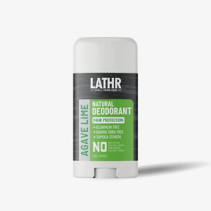 LATHR Natural Deodorant Agave Lime with fresh citrus scent
