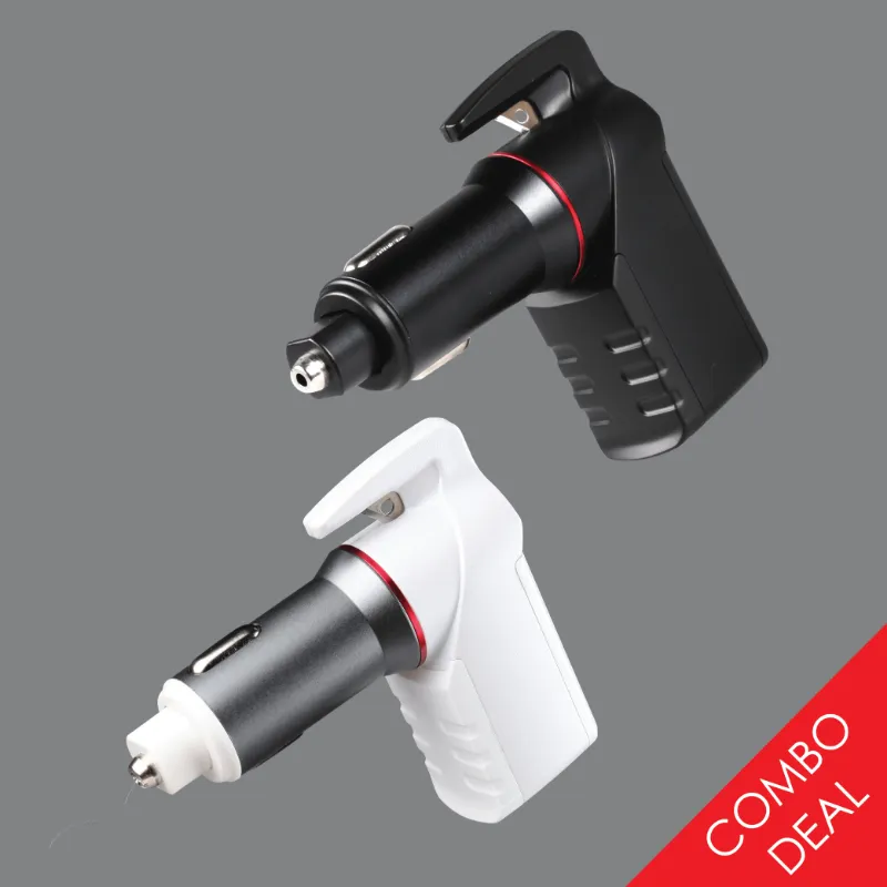 The Stinger Tools Stinger USB Car Charger Emergency Escape Tool 2-pack bundle