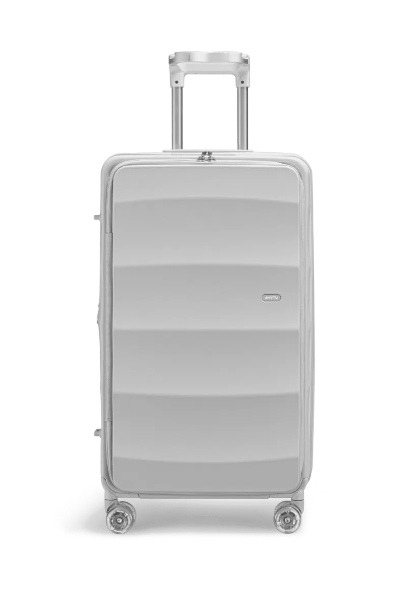 4MYTU Tank Max Trunk in Harbor Mist, 30-inch top-opening check-in suitcase