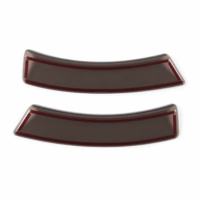 Tesstudio ABS Front Turn Signal Smoked Cover installed on Rivian R1T 2022-2025 front end