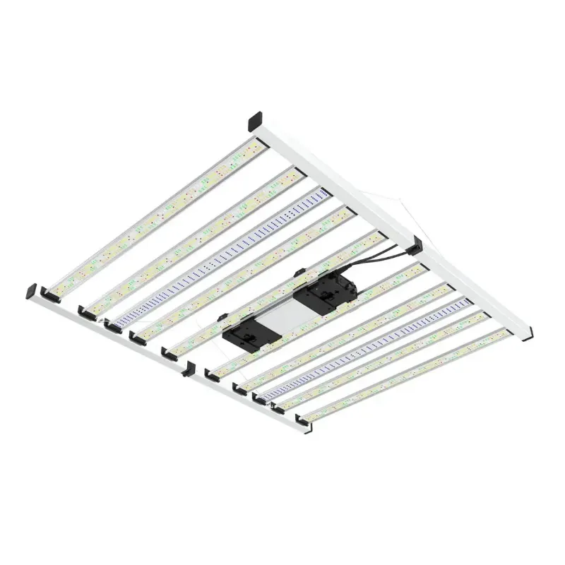 Mass Hydroponics 10 bar Nova Sun Series LED grow light with UV spectrum tuning, professional fixture
