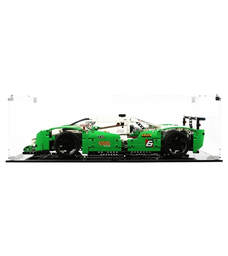 ICUANUTY Display Case for LEGO Technic 24 Hours Race Car 42039, large acrylic construction