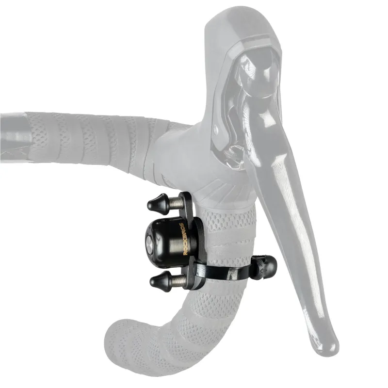RockBros US Double Strike Bike Bell, compact brass dome bell with adjustable mount