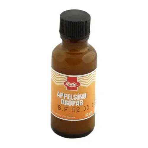 Nammi Appelsínu Dropar Orange Essence 30 ml bottle of Icelandic citrus extract
