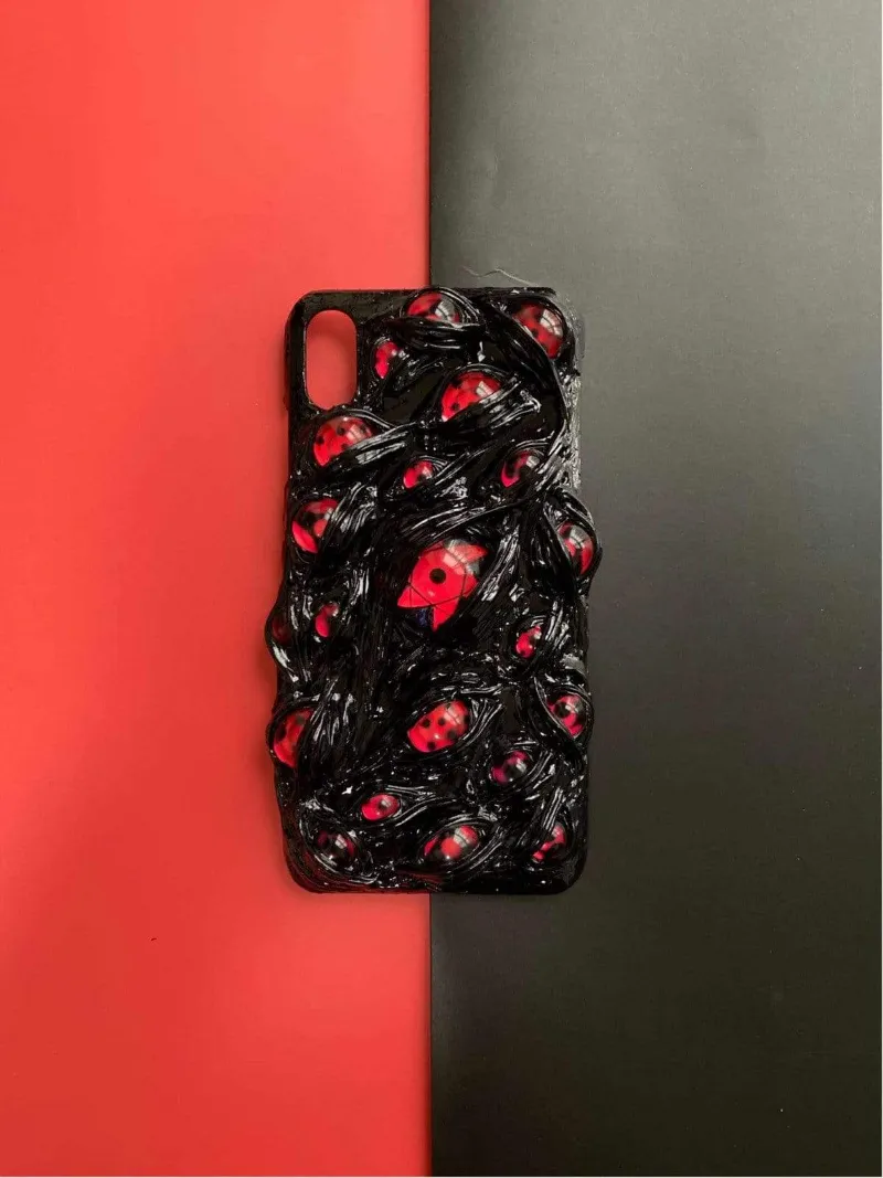 Techypop Fire in the Eye Designer iPhone Case handmade