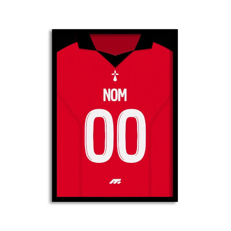 MYCASE FC AFFICHE RENNES - DOMICILE football team poster
