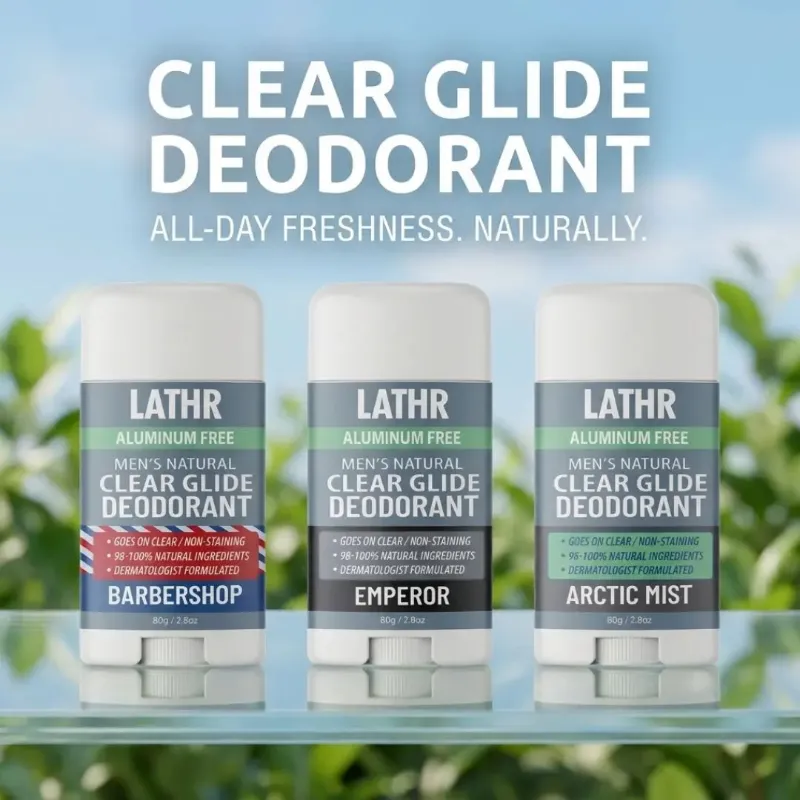 LATHR Clear Glide Deodorant aluminum free natural formula