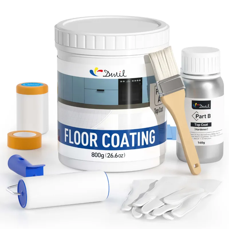 DWIL Paint Clear Top Coat Kit for Floors, Tubs & Tile