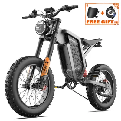 EKXbike X21 off-road electric bike with dual suspension and fat tires