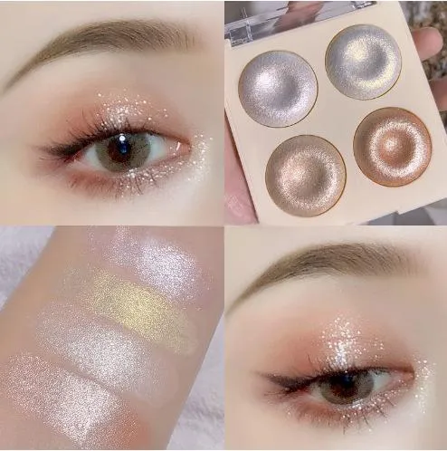EYESFAV All-in-One Glow Palette with blush, eyeshadow, highlighter, and contour shades