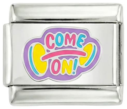 Charms Official Come on charm for bracelet personalization