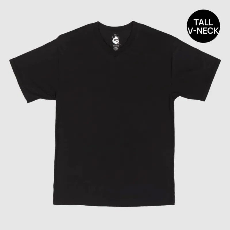 Big Boy Bamboo Tall Men's V-Neck Bamboo Viscose T-Shirts in multiple color options