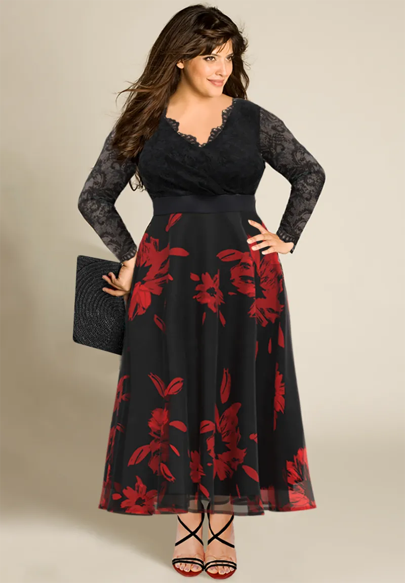 IGIGI Carmen Plus Size Dress in Black showing a versatile black plus size dress