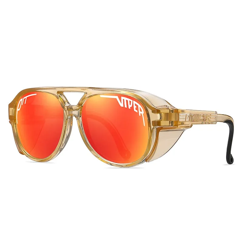 PUPU Sports Fashionable UV400 Road Bike Sunglasses Men Cycling Glasses with side shields