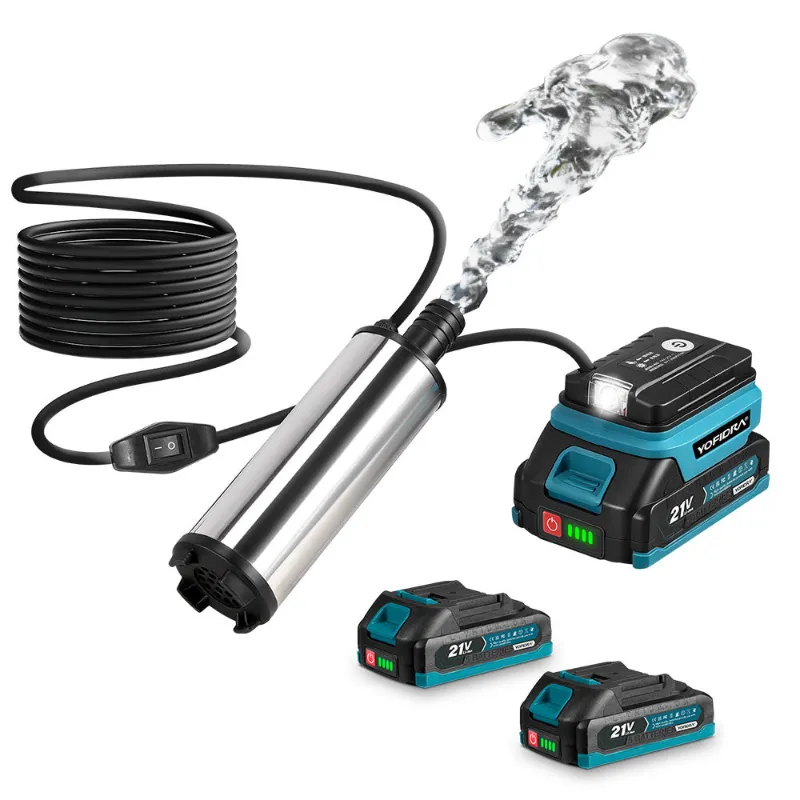 NewBeny Cordless Water Transfer Pump with batteries and charger