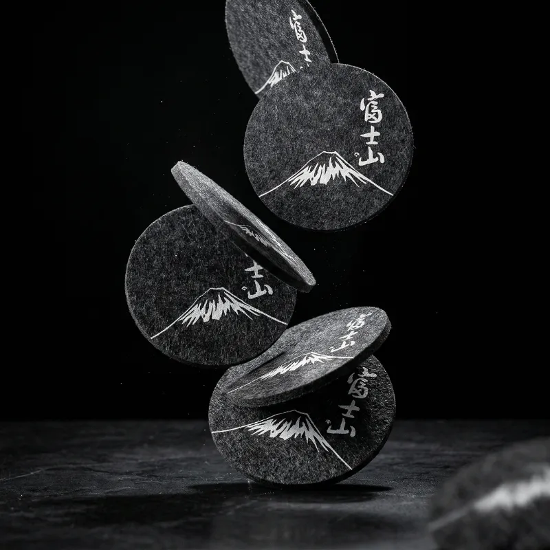 TsukiGlass 6 Mount Fuji Original Coaster set