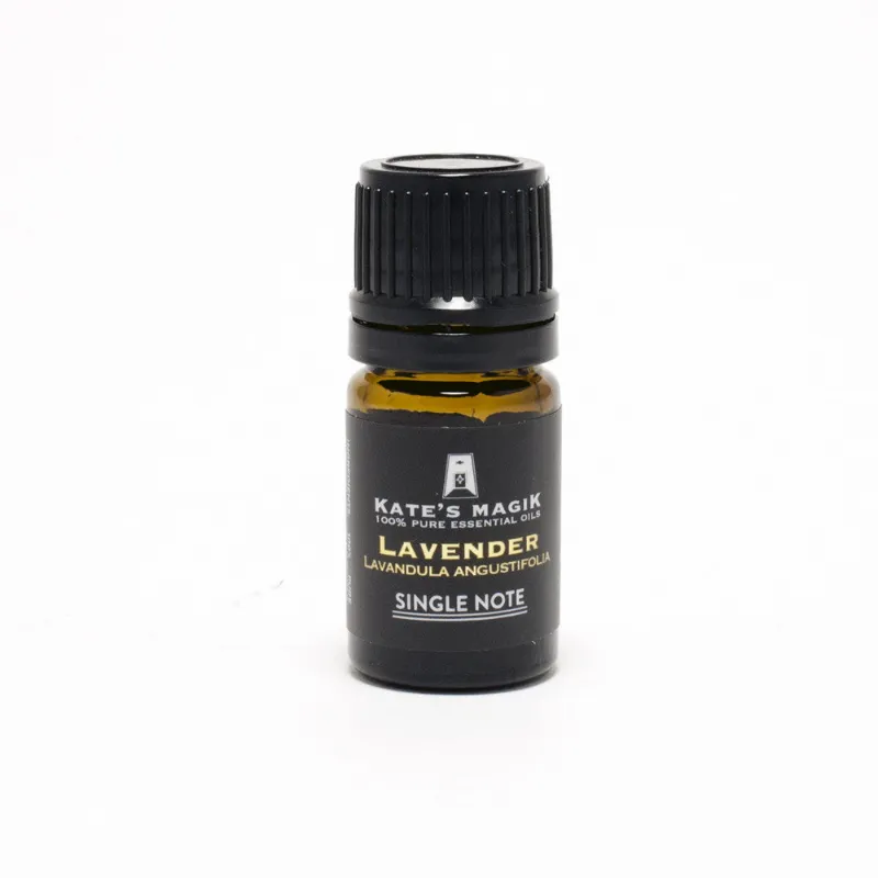 Kates Magik Lavender Essential Oil bottle with pure Bulgarian lavender