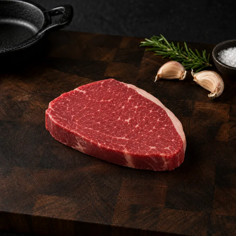 Halal World Depot Halal Sirloin Steak 1 inch thick sliced package