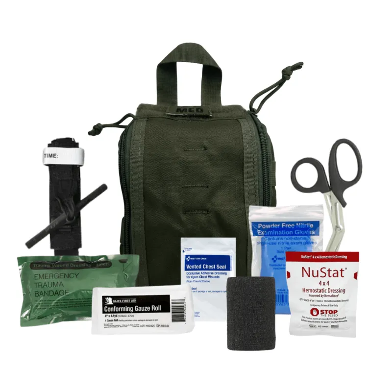 ViTAC Solutions Patrol Trauma Kit with rapid access bleeding control in rip-open pouch