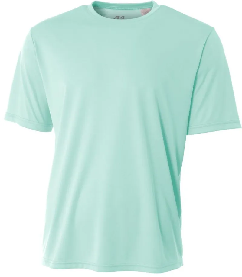 Do It Tennis A4 Men's Performance Crew Shirt (Pastel Mint) cooling tennis shirt