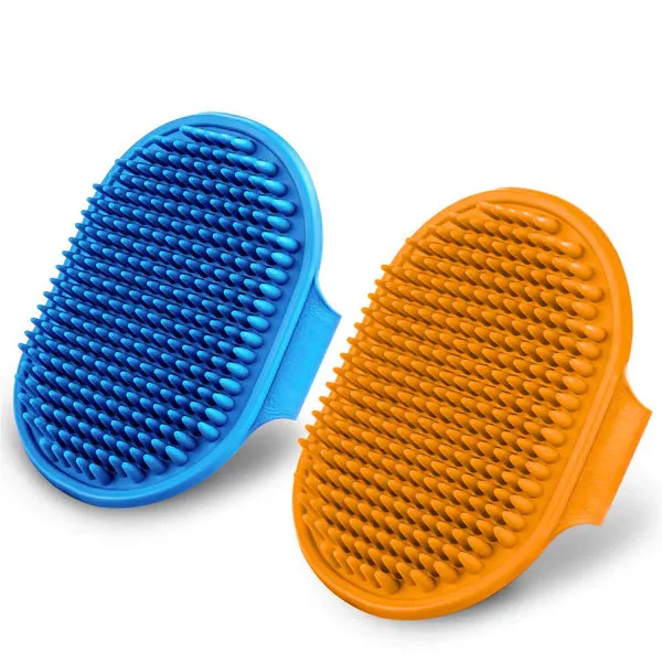 Rhykin Calming Brush 2 Pack showing two grooming brushes for pets
