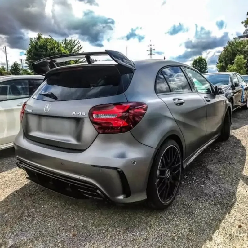 Twenty Two Tuning Aero Style Carbon Fiber Rear Roof Spoiler Compatible With Mercedes A-Class/A45 (W176)