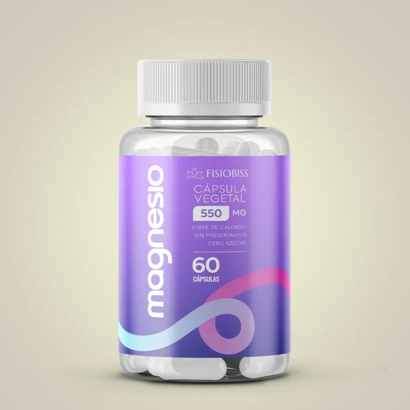 Fisiobiss Magnesio Bisglicinato + Citrato supplement bottle for sleep and energy