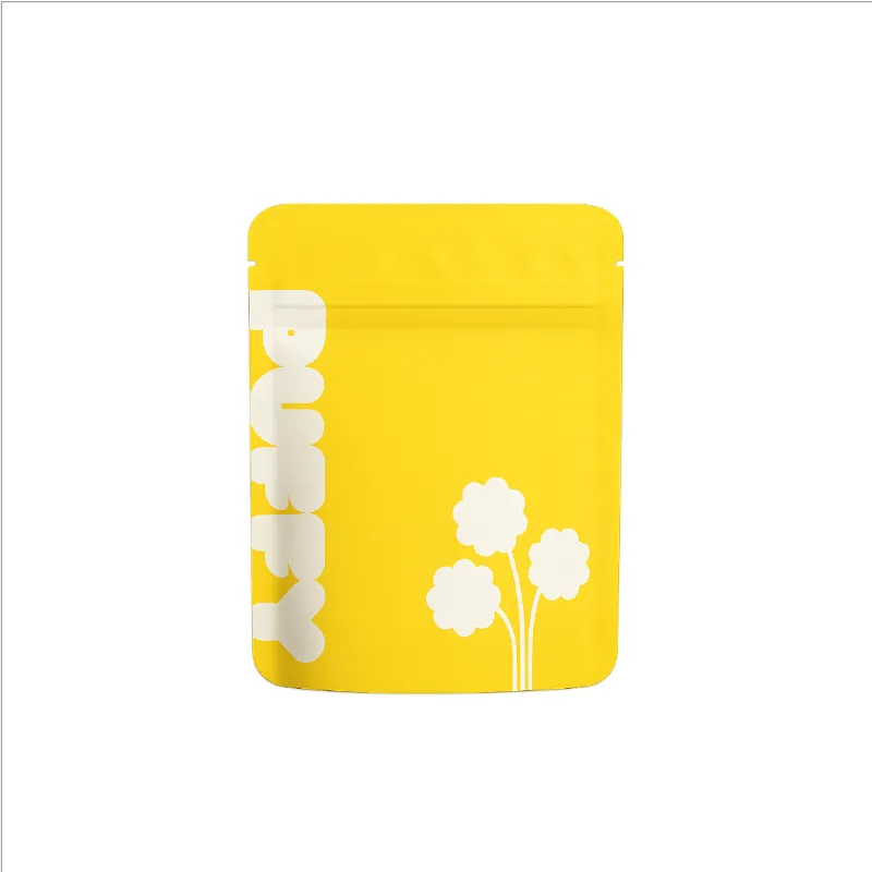 Hipuffy 24K GOLD INDOOR SAMPLE cannabis flower in packaging