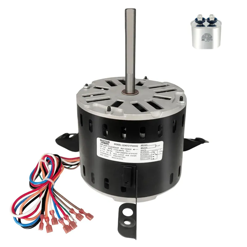 GrillPartsReplacement 0131F00042SP blower fan motor with capacitor for Goodman Amana Janitrol furnace
