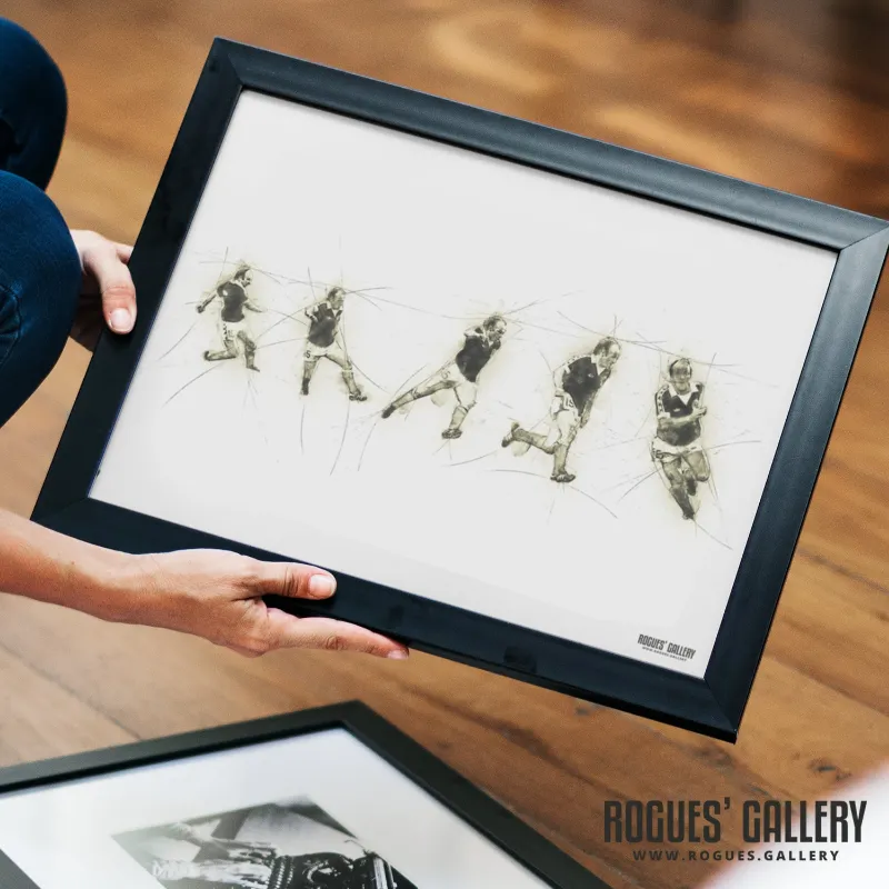 Rogues Gallery Archie Gemmill - That Goal A3 print World Cup 1978