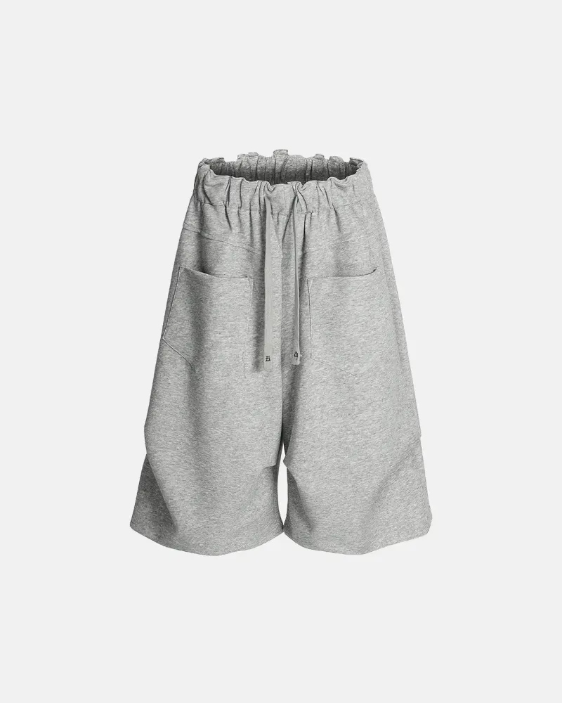INFLATION Baggy Sweat Shorts in soft cotton blend with relaxed casual fit