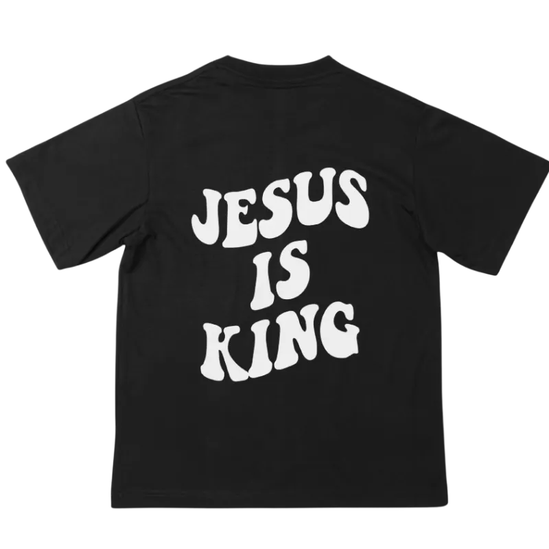 We The Believers Jesus Is King T-Shirt front view