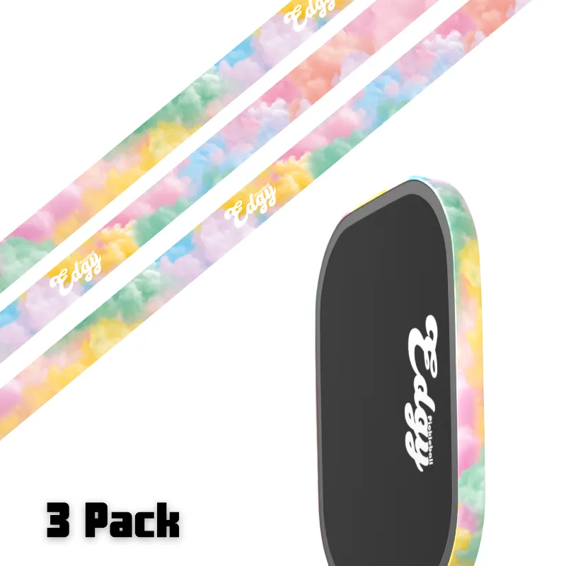 SLYCE Sport Candy Clouds Edge Tape 3 pack pickleball paddle edge tape
