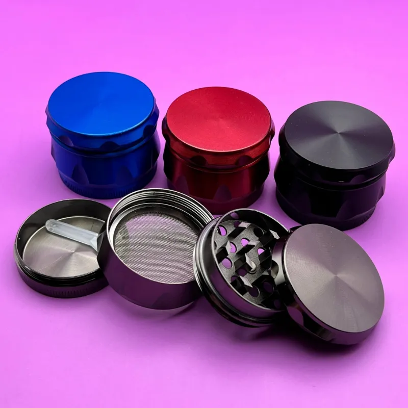 High Dreams 4 piece Grinder 1.5 inch metal herb grinder with diamond-shaped teeth