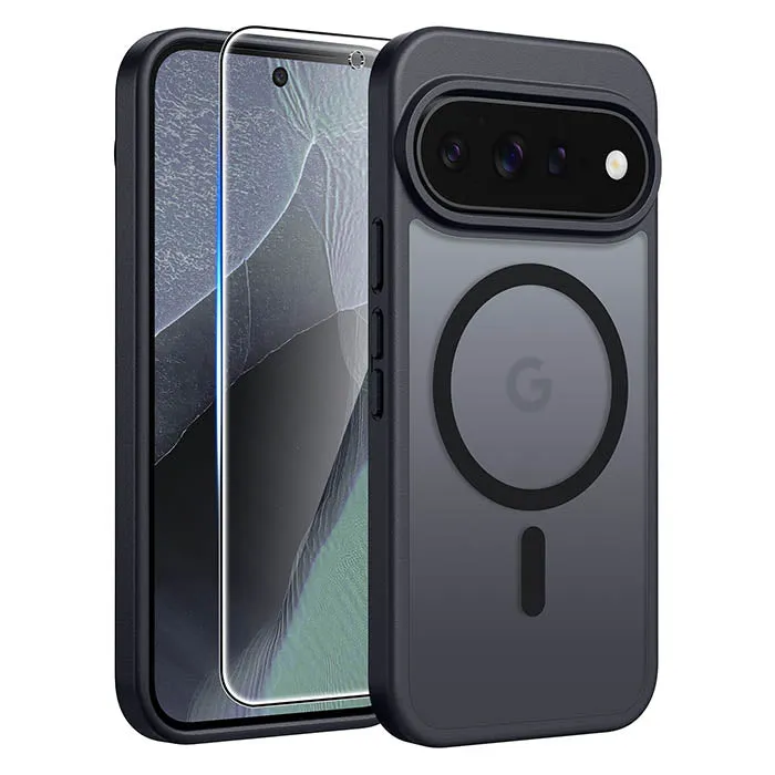 FNTCASE OFFICIAL Google Pixel 11/ 11 Pro Case, Translucent Matte Magnetic Shockproof Cover