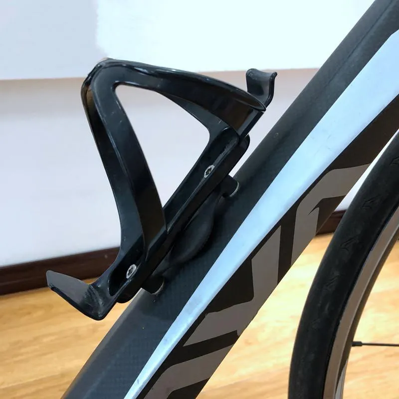 Techypop Best Bicycle Bottle Cage AirTag Mount Case mounted on bike frame