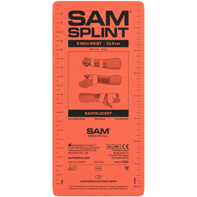 ViTAC Solutions SAM Splint, reusable malleable medical splint with foam coating