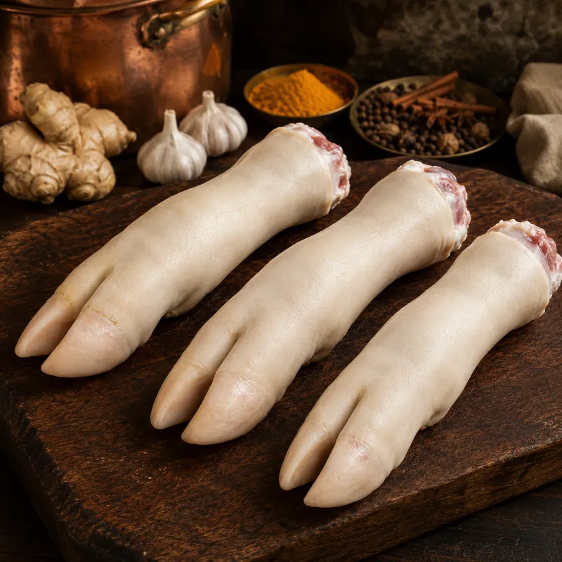 Halal World Depot Halal Lamb Paya Trotters 3 Pack, fresh lamb trotters packaged for delivery
