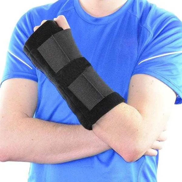 Cool Relief Wrist Ice Pack Brace wrapped around a wrist