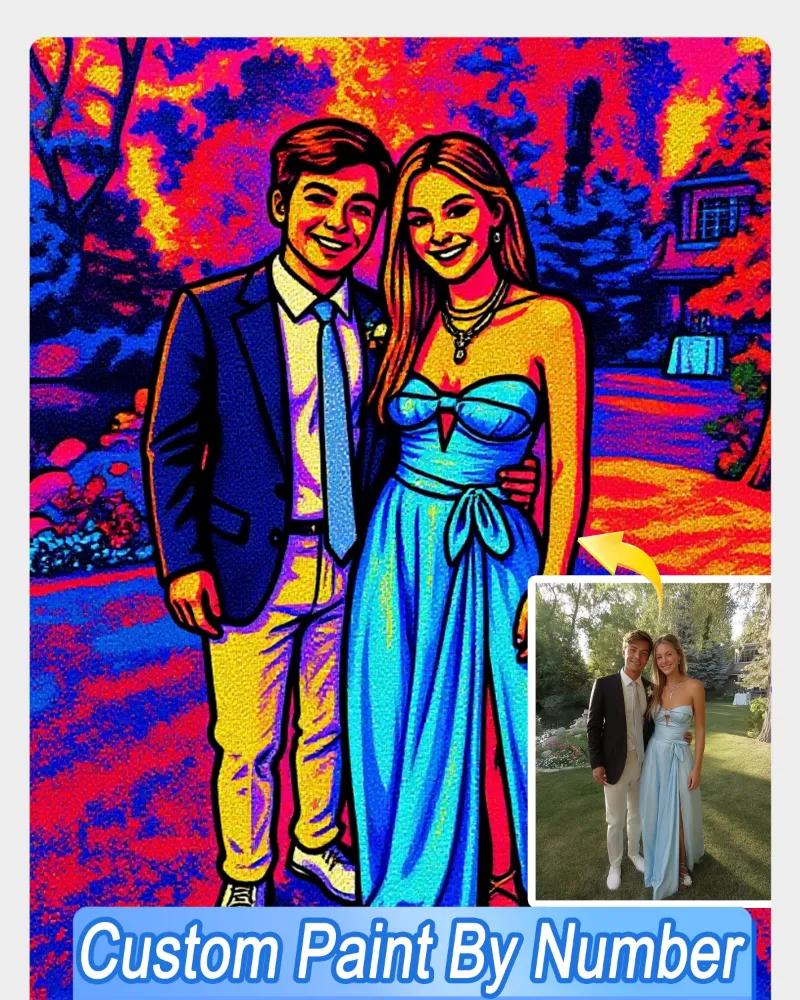 Maikoo Art AI Graffiti Style Art From Your Photo custom paint by numbers kit