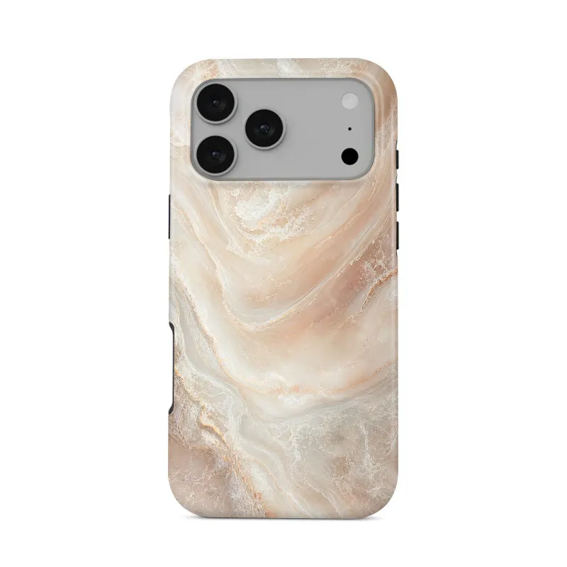 COBAK Case Moonstone Tough Phone Case in white with geometric pattern