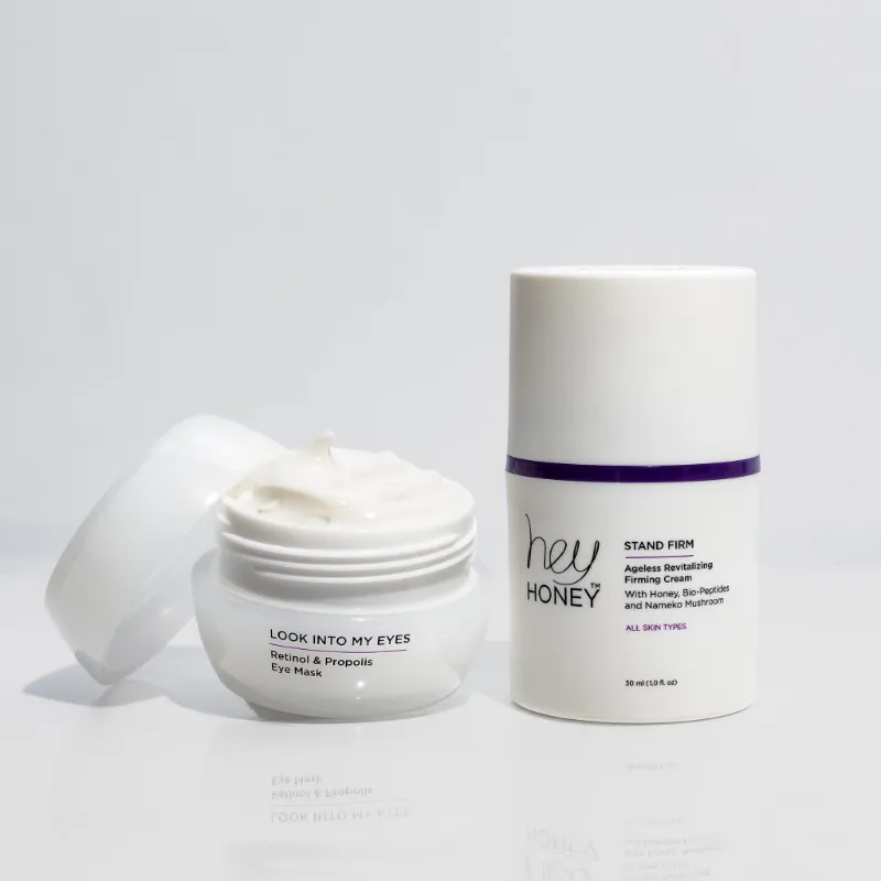 Hey Honey AGELESS PERFECTION DUET with firming cream and eye mask
