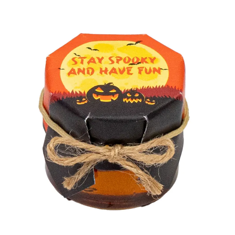 HoneySpree Stay Spooky Mini Honey Jar with Halloween-themed label