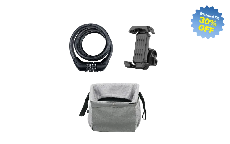 Heybike Pet Commuter Kit three accessories pet bag lock phone mount