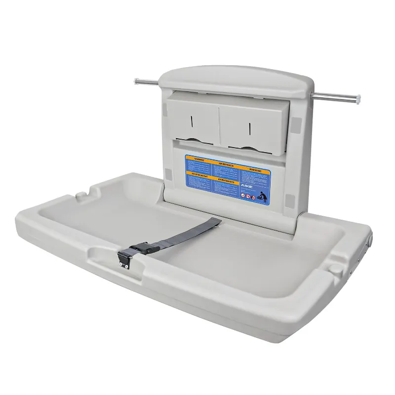AIKE Commercial Baby Changing Station wall mounted foldable baby diaper changing table ADA compliant model AK5901