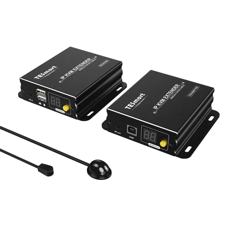 TESmart 120M HDMI KVM Extender 1080P60Hz over CAT5/6 cable transmitter and receiver