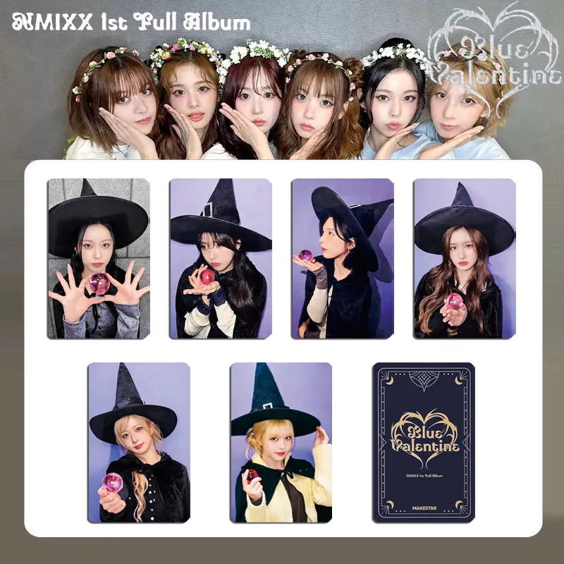 TTAesthetic Blue Valentine Makestar Fansign Photocard showing artwork and signatures